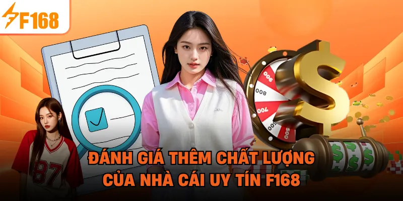 Đánh giá thêm chất lượng của nhà cái uy tín F168